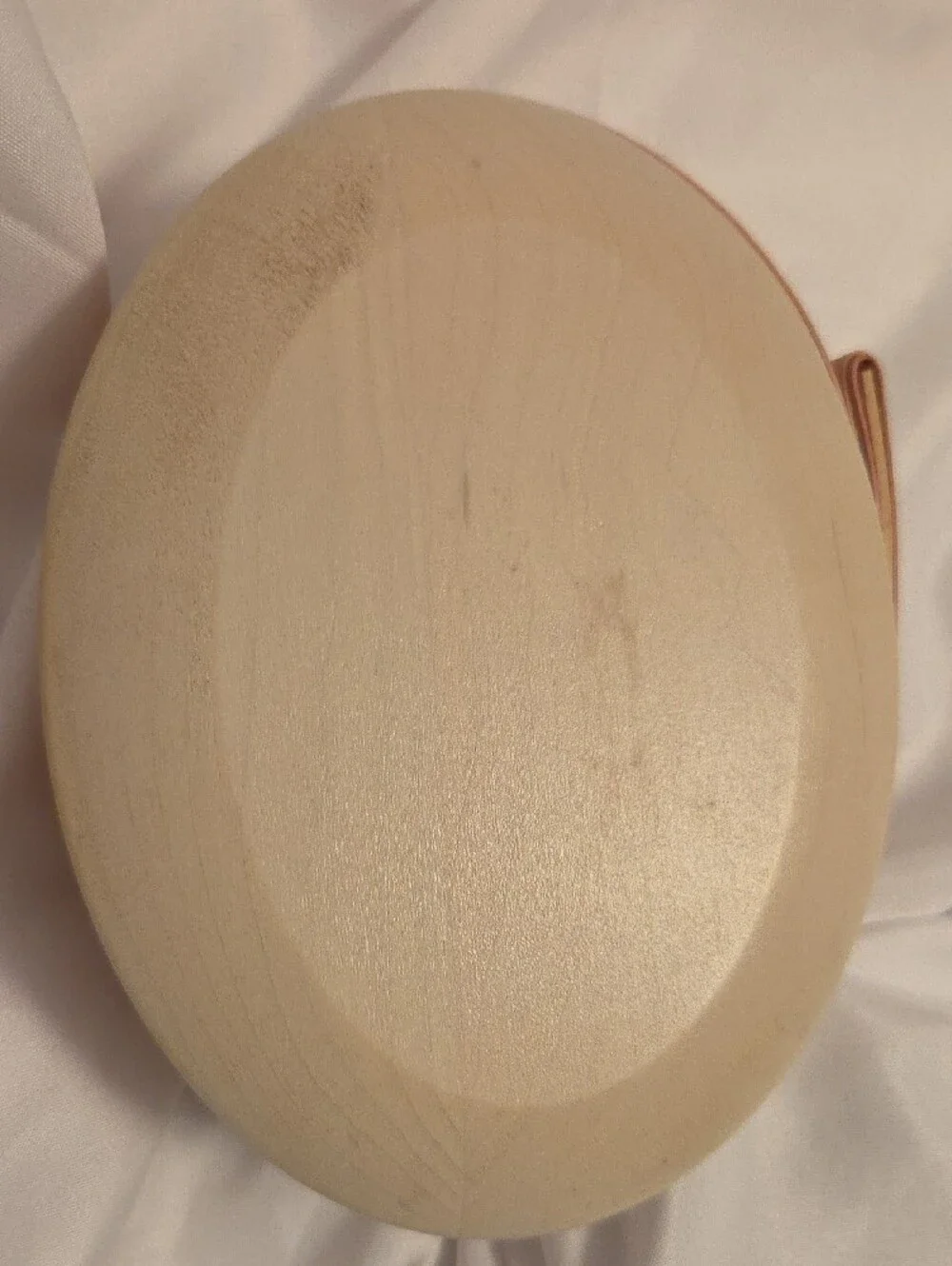 Longaberger Cream and Pink Woven Lidded Basket